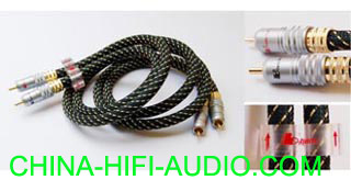 BADA HL2.8 high fidelity Audio Interconnect RCA cables