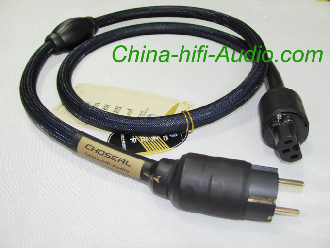 Choseal PB-5702 Power Cable EUR Schuko plug OCC Audiophile cord