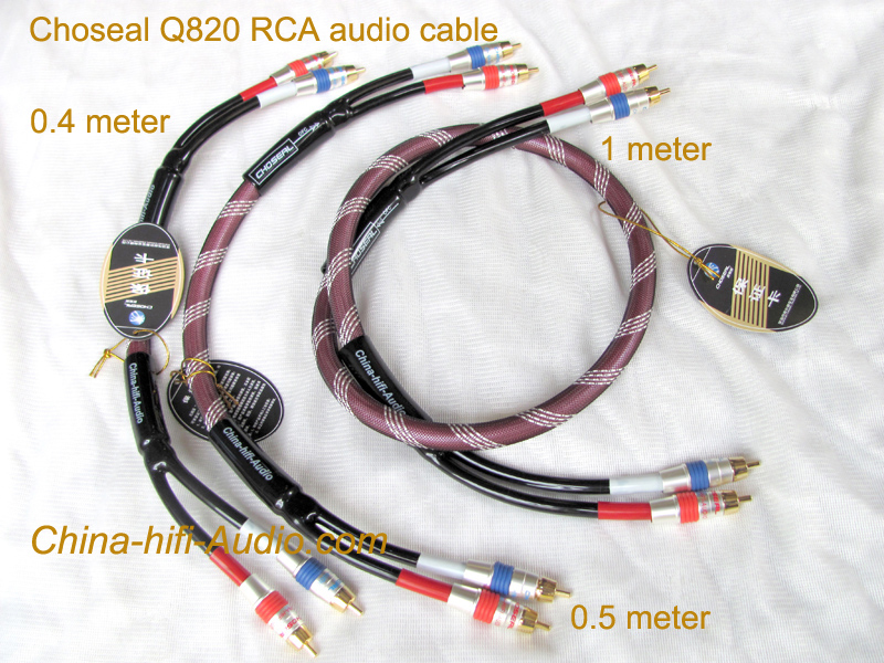 Choseal Q820 RCA audio cable Audiophile stereo interconnect hifi