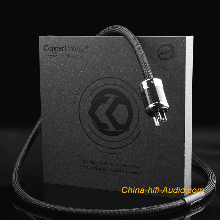 Copper Colour CC BETA AU/US/EURO Schuko Plug Powercord OCC audiophile Teflon