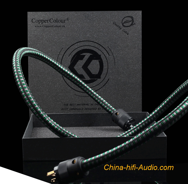 Copper Colour CC FOND audiophile power cable OCC Powercord NZ/US/EUR Schuko Plug