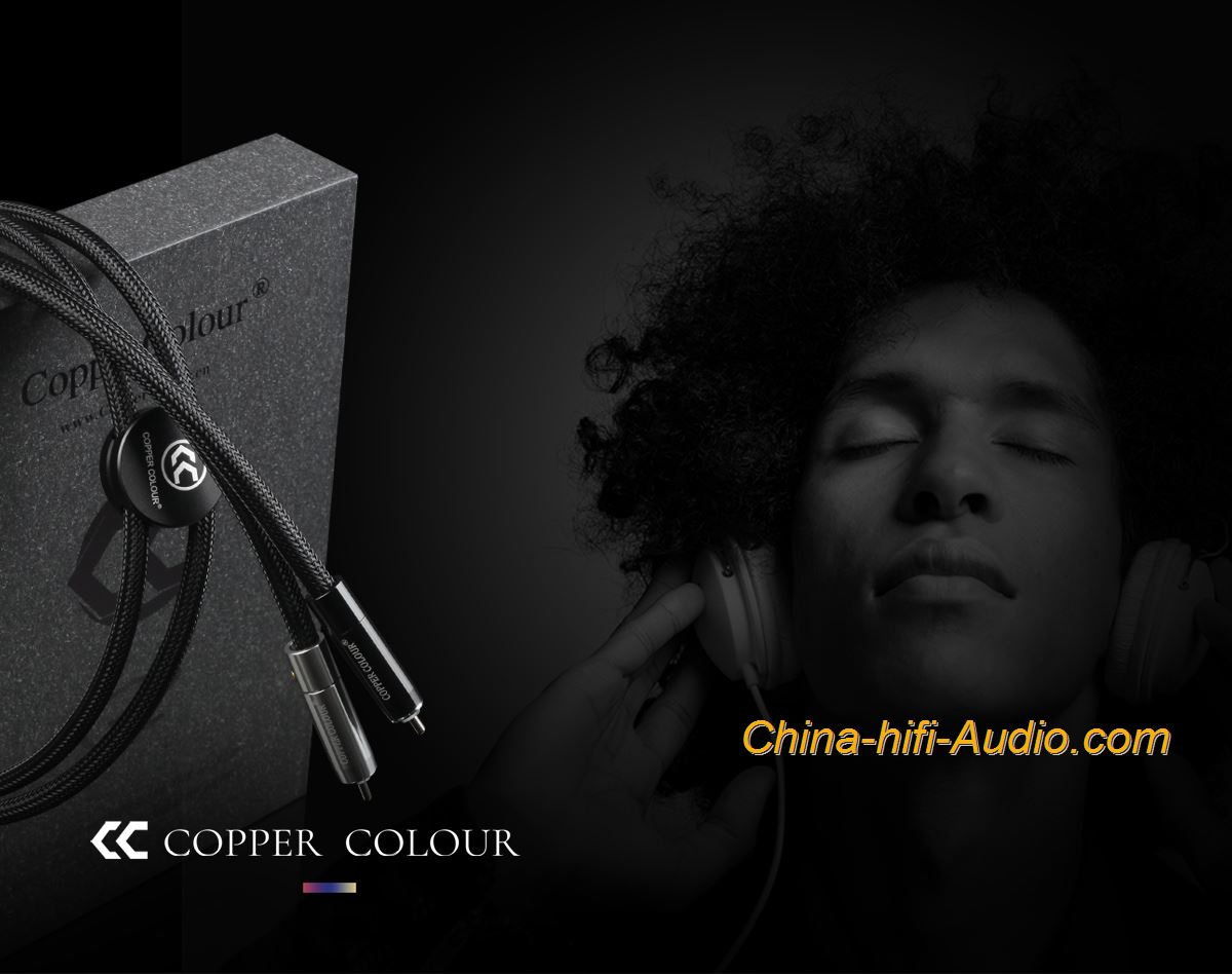 Copper Colour WHISPER-SE OCC audiophile Audio cable CC Copper cord pair