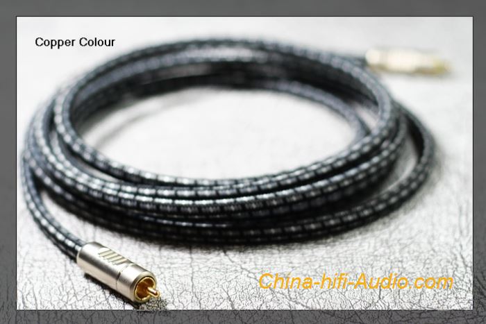 CopperColor OCC SUB-MOON Single crystal Copper Subwoofer interconnect cable