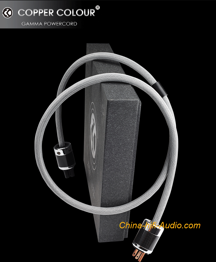 CopperColour CC GAMMA audiophile OCC Silver powercord AU/US/EUR Schuko Plug