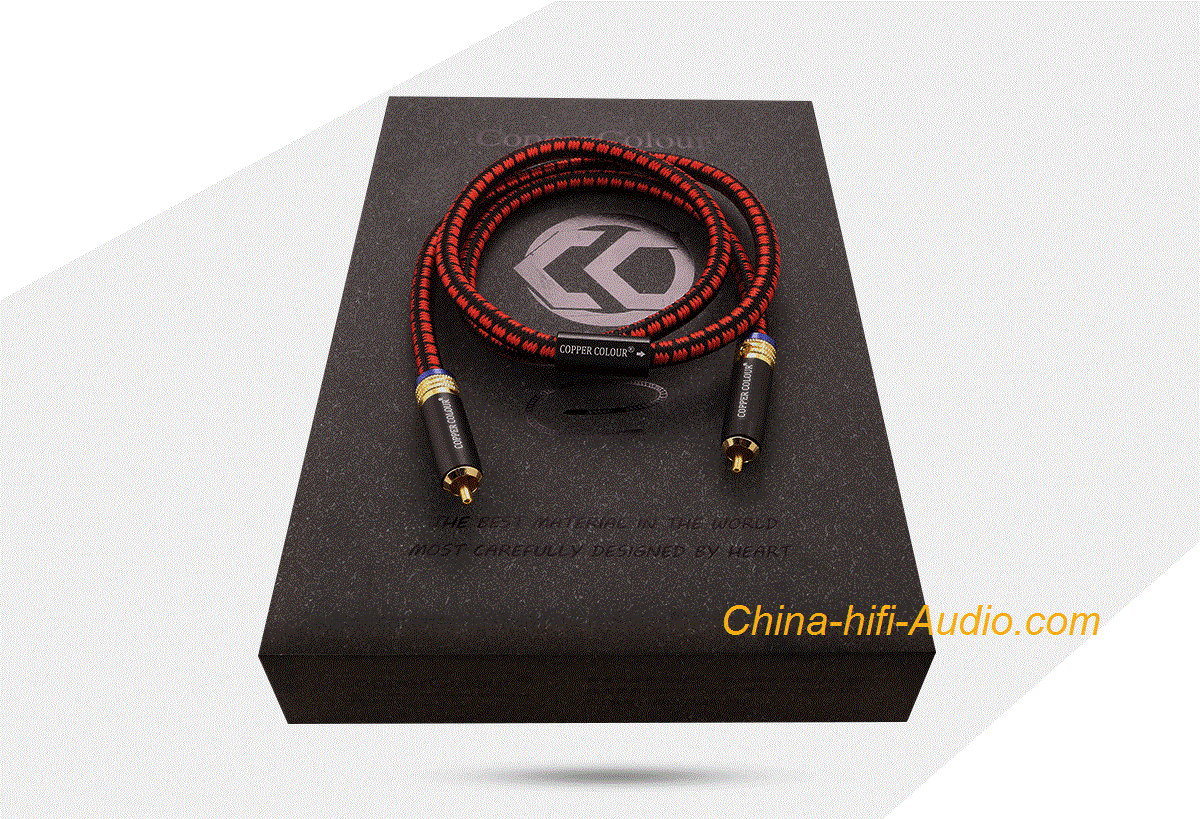 CopperColour CC PENNY V OCC RCA hifi Audio interconnect cable Pair