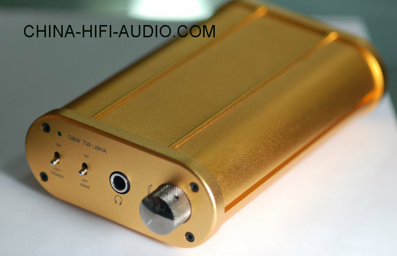 G&W Tsinghua TW-J9HA transistor headphones amplifier amp gold