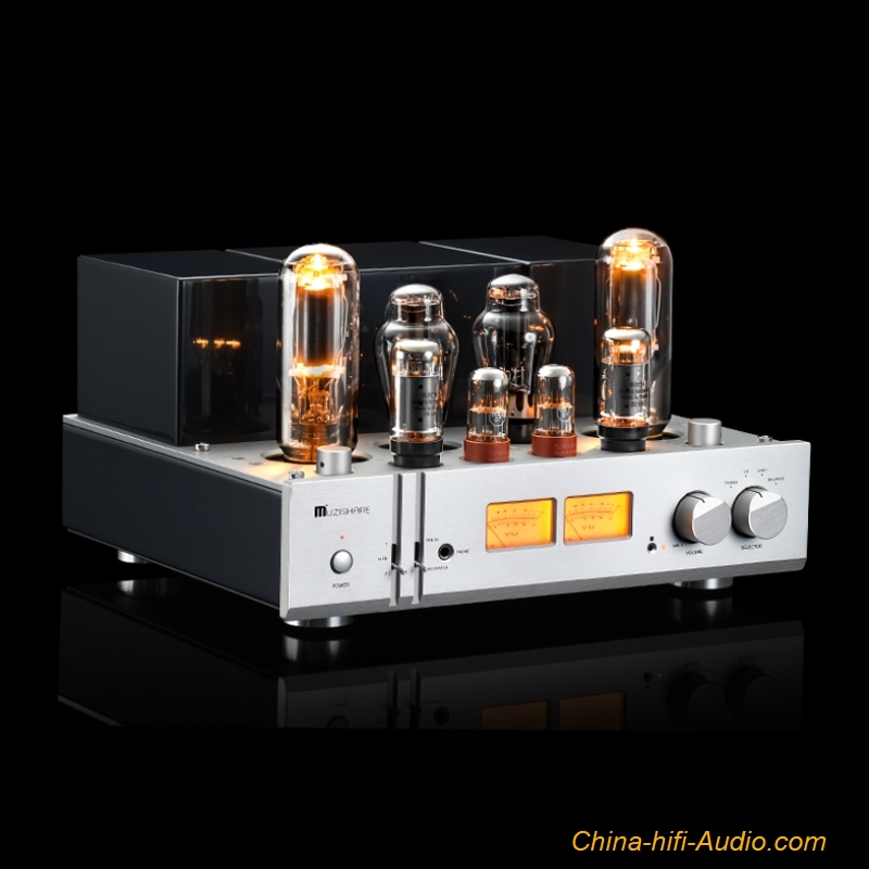 MUZISHARE X11 6L6 Push 845 integrated tube amplifier& power amp MM Phono&Headpho