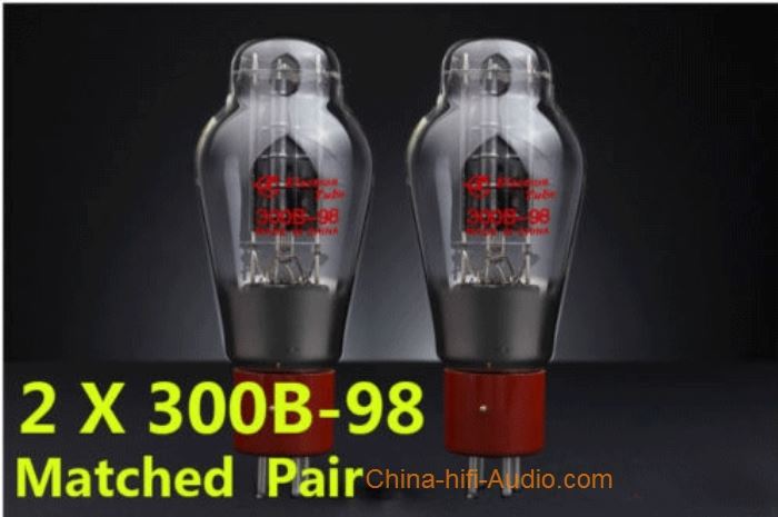 Shuguang 300B-98 Vacuum Tube Best Matched Pair NEW, China-hifi 