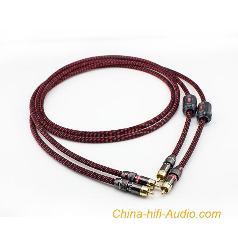 SoundArtist R-L6 pure copper Cable RCA plug audio interconnect cord pair