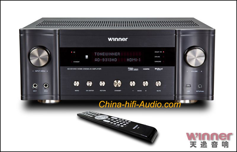 Tone Winner AD-9313HD 7.1CH AV amplifier Home Theater HDMI TV 3D