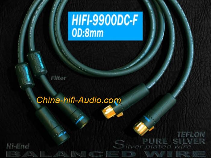 YARBO HIFI-9900DC-F Hi-End interconect cable balanced cord sterling silver XLR