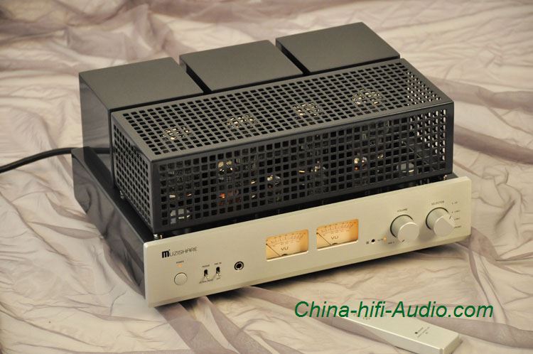 Open Box Muzishare X7 KT88 x4 integrated tube amplifier& power amp MM Phono&Head