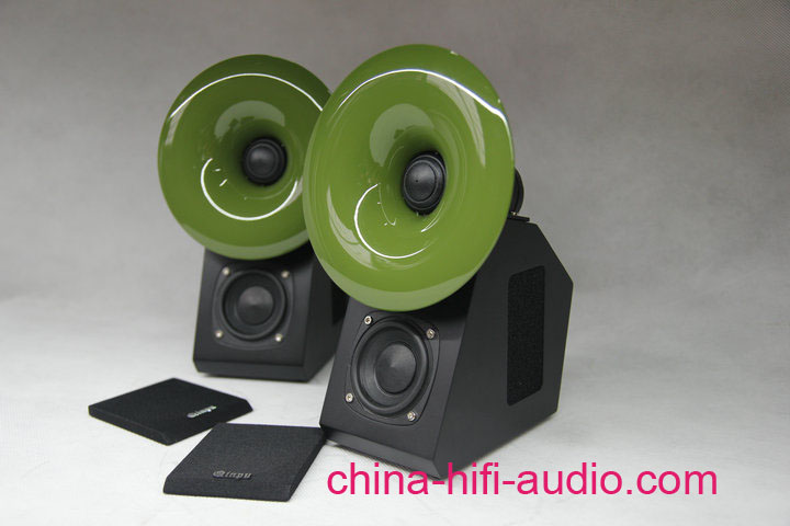 QINPU S-2 hifi speakers loudspeakers pair 2011 latest Green