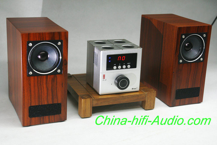 Best Match! QINPU A-2 intergrated AMP + V-3 hifi speakers