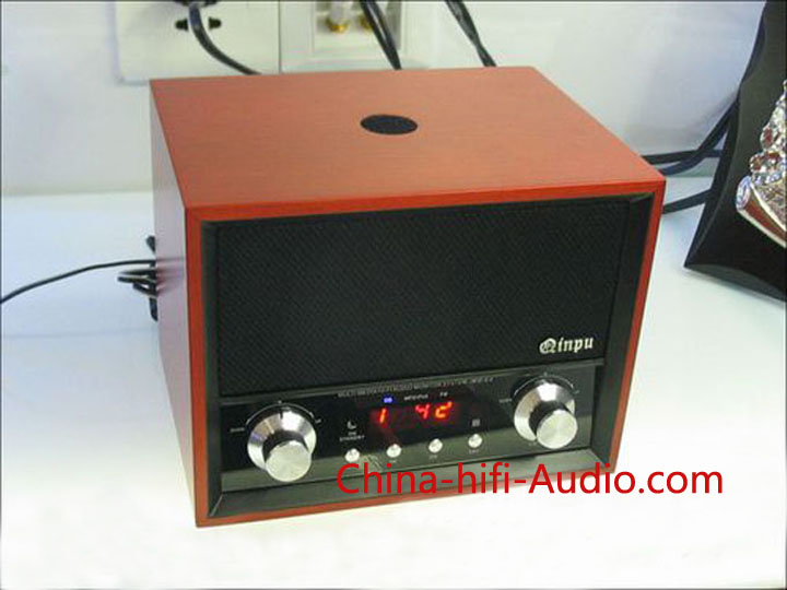 Qinpu RD-2.2 hi-fi speakers loudspeakers with AM/FM radio