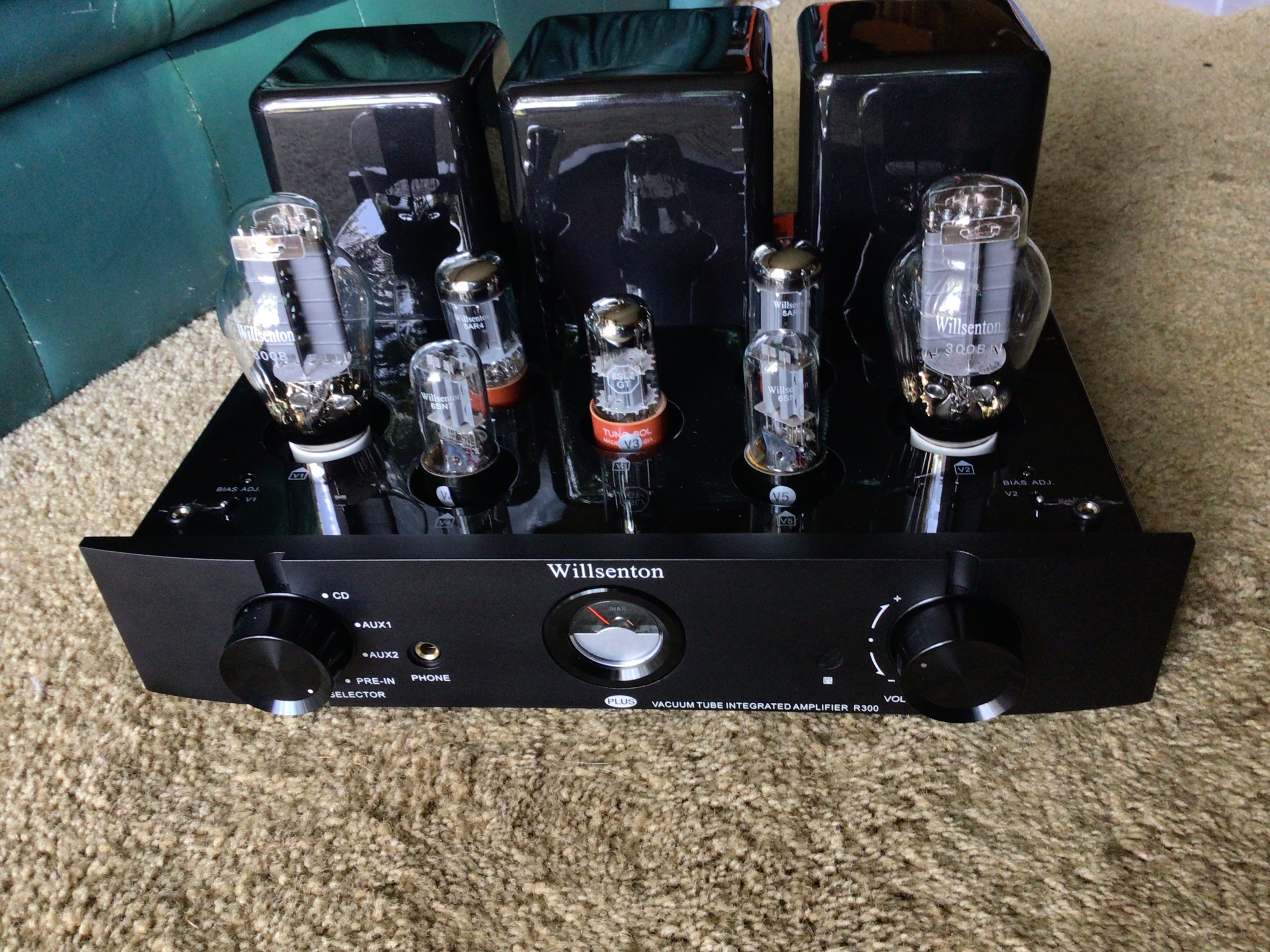 Open box Willsenton R300 PLUS Single-ended Integrated 300B tube amplifier& Power - Click Image to Close